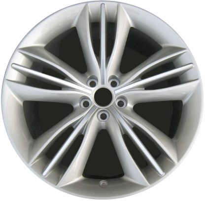 20" x 10" REAR          2010-2019 Jaguar XJ Used Rear 5 Triple Spoke Original Alloy Rims  59872