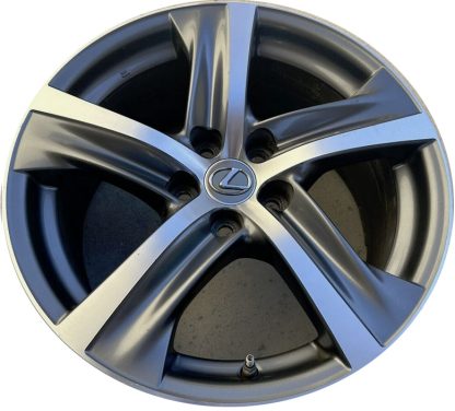 18" x 8.5" 2017 Lexus IS 200T - 2017-2020 Lexus IS 300 - 2017-2020 Lexus IS 350 Used 5 Spoke OEM Alloy Rims  74365